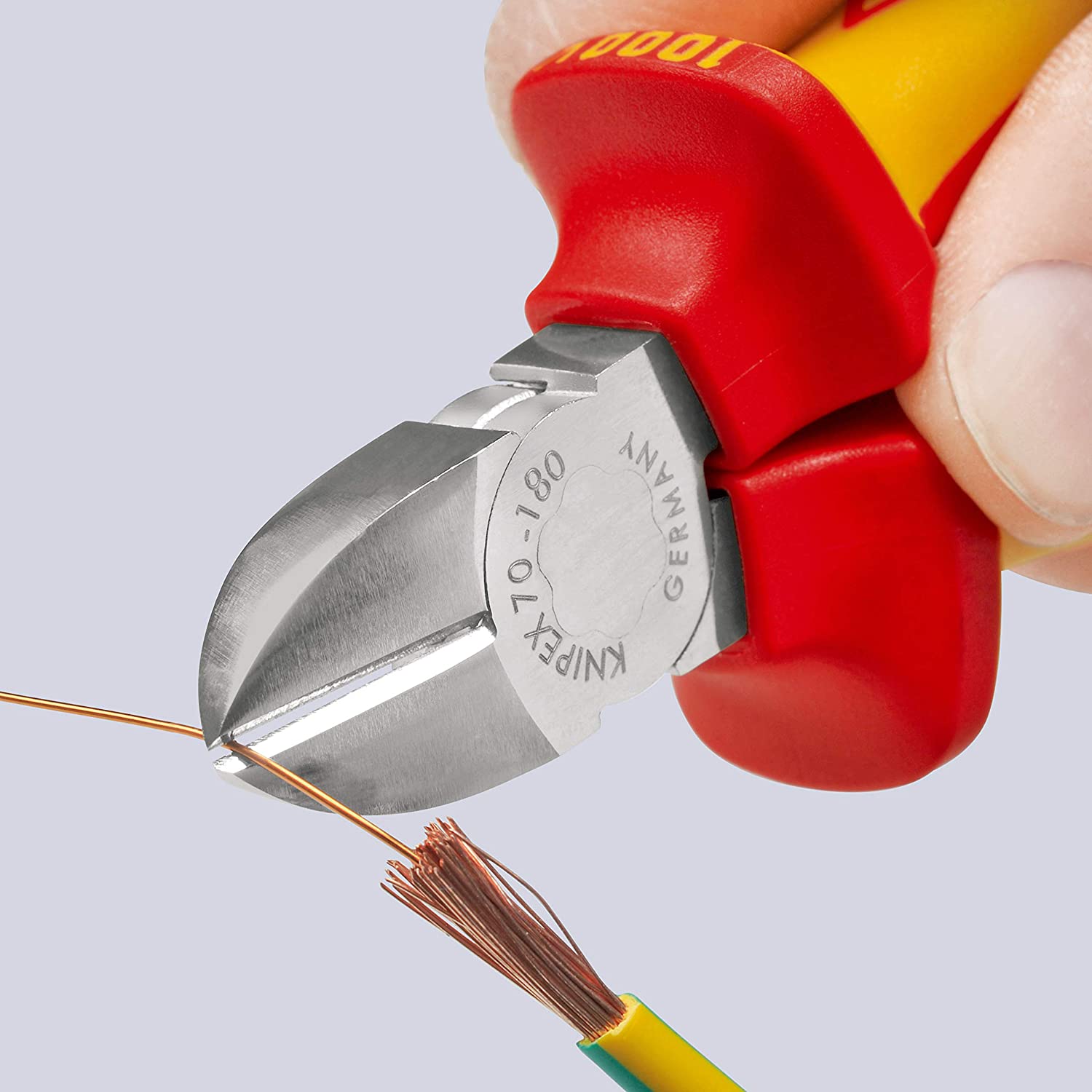 Knipex 70 06 180 Bočne sečice izolovane, VDE, hromirane 180 mm (70 06 180)